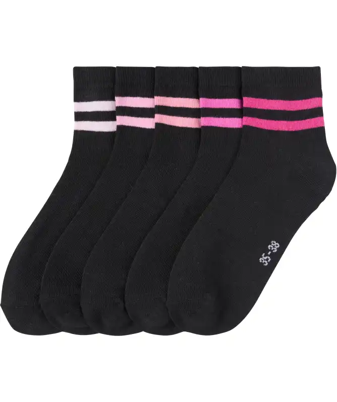 Sokken met gekleurde strepen