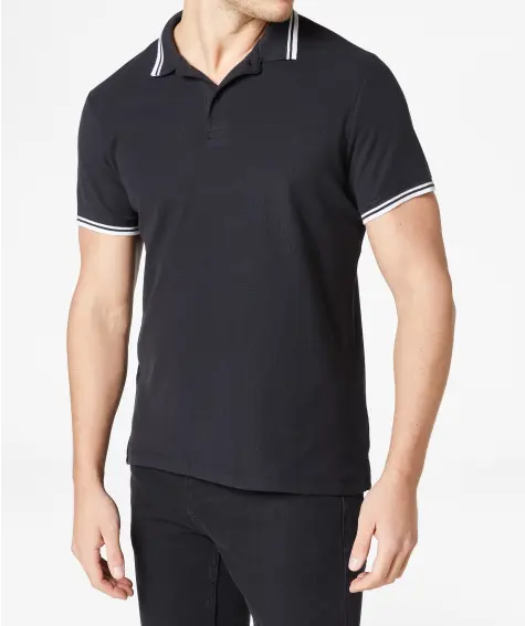 Poloshirt mit Kontraststreifen