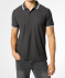 Poloshirt mit Kontraststreifen anthrazit melange