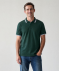 Poloshirt mit Kontraststreifen dunkelgrün