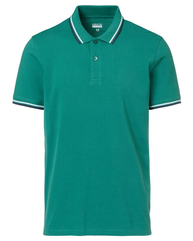 تيشيرت بولو قطني للرجال، أخضر غامق (KiK Poloshirt aus Baumwolle (dunkelgrün)) — KiK, منتج ألماني أصلي في المغرب