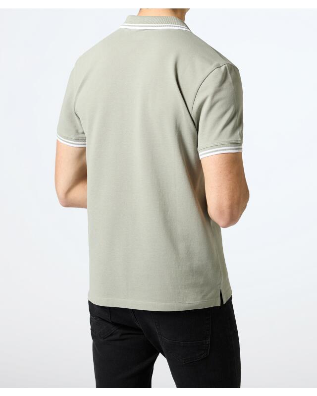 Polo homme, kaki clair (KiK Poloshirt (hellkhaki)) — KiK, produit allemand authentique au Maroc