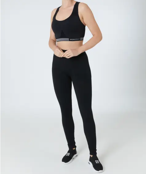 Gerippte Sport-Leggings