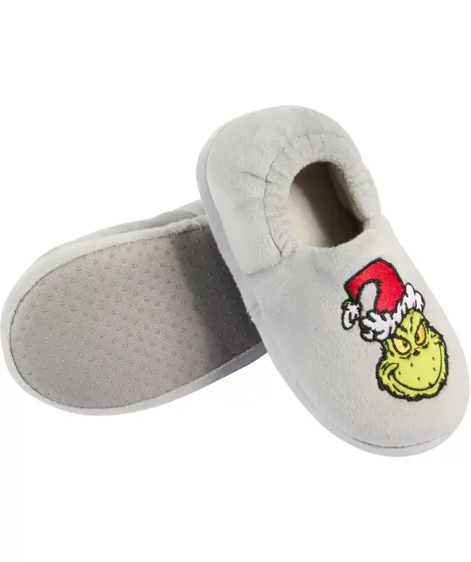 Fleece-Hausschuhe Weihnachten
