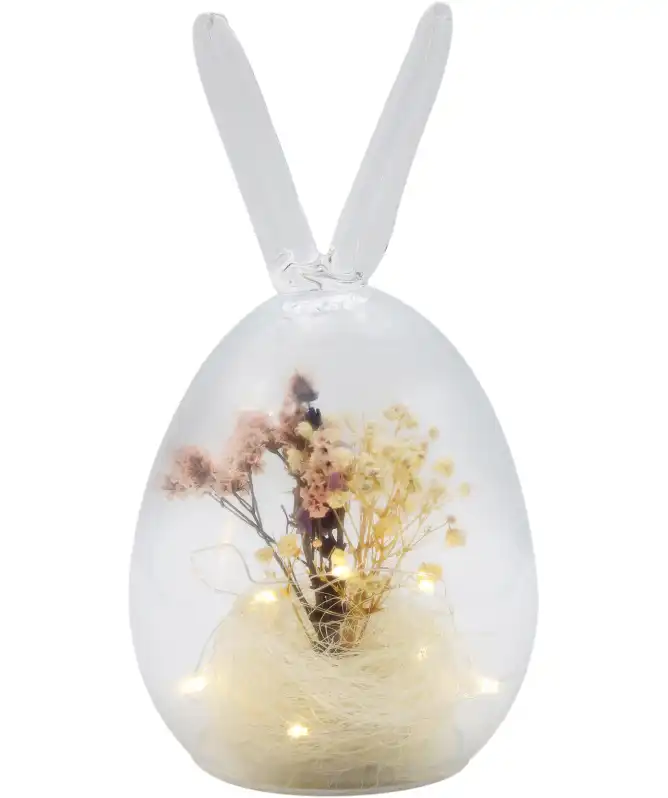 Pasen LED glas deco