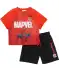 Trikot + Shorts schwarz/rot