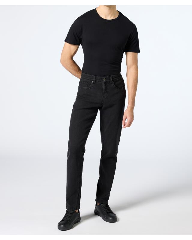 Jean basique homme, jean noir — KiK, produit allemand authentique au Maroc