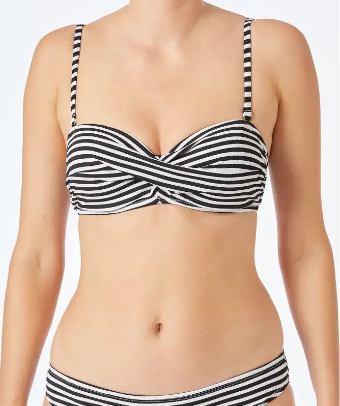 Bandeau Bikini-Oberteil