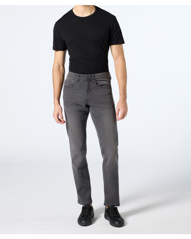 Jean basique longueur 32 homme, jean gris — KiK, produit allemand authentique au Maroc