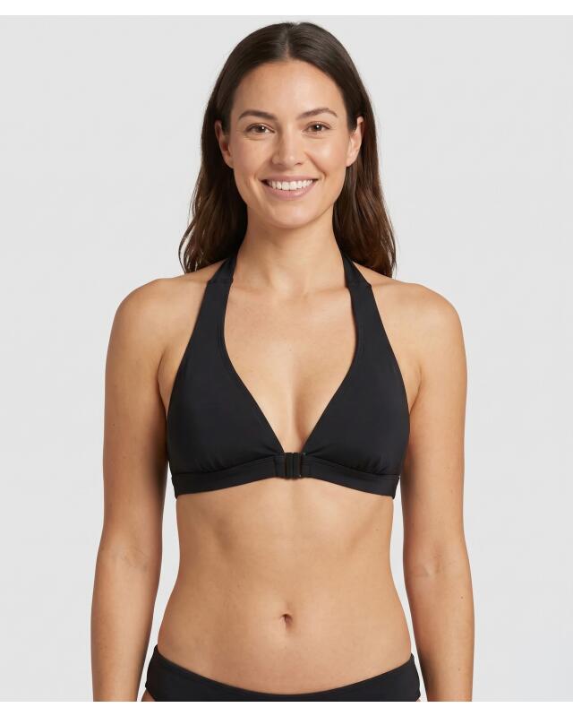 Haut de bikini triangle femme, noir — KiK, produit allemand authentique au Maroc