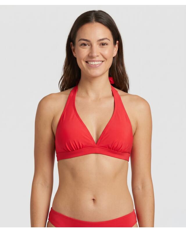 Haut de bikini triangle femme, rouge — KiK, produit allemand authentique au Maroc