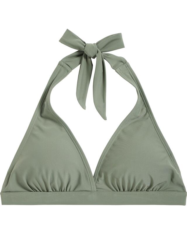 Haut de bikini triangle femme, kaki clair (KiK Triangel-Bikini-Oberteil (hellkhaki)) — KiK, produit allemand authentique au Maroc