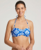 Bandeau-Bikini-Oberteil weiß/blau