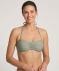 Bandeau-Bikini-Oberteil hellkhaki