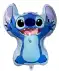 Stitch Folienballon blau