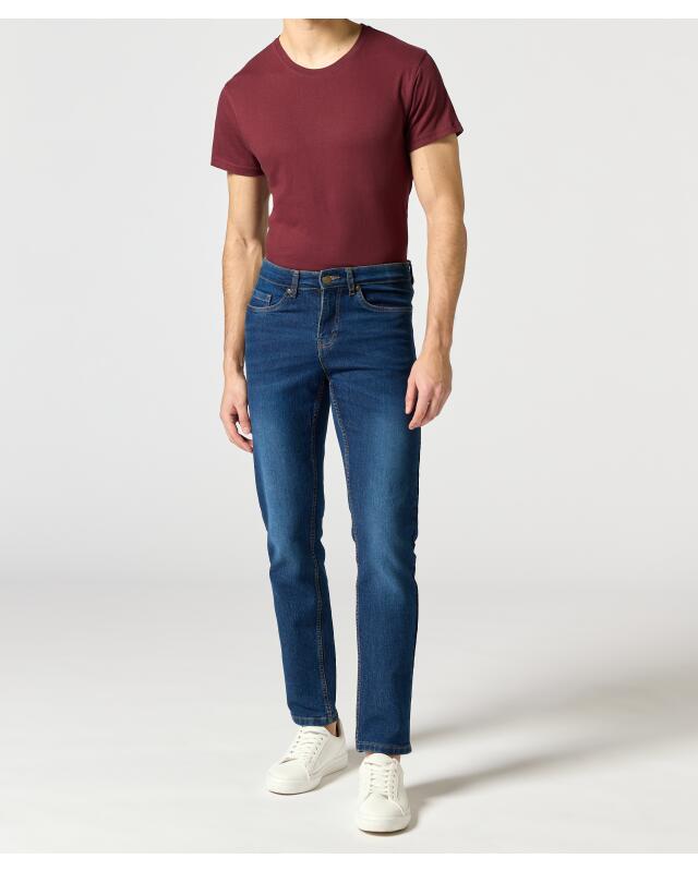 Jean longueur 34 homme, jean foncé (KiK Jeans 34er-Länge (jeansblau dunkel)) — KiK, produit allemand authentique au Maroc