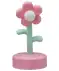 Bloem LED tafellamp roze