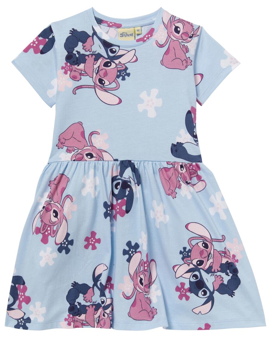 Kleid aus Baumwolle hellblau