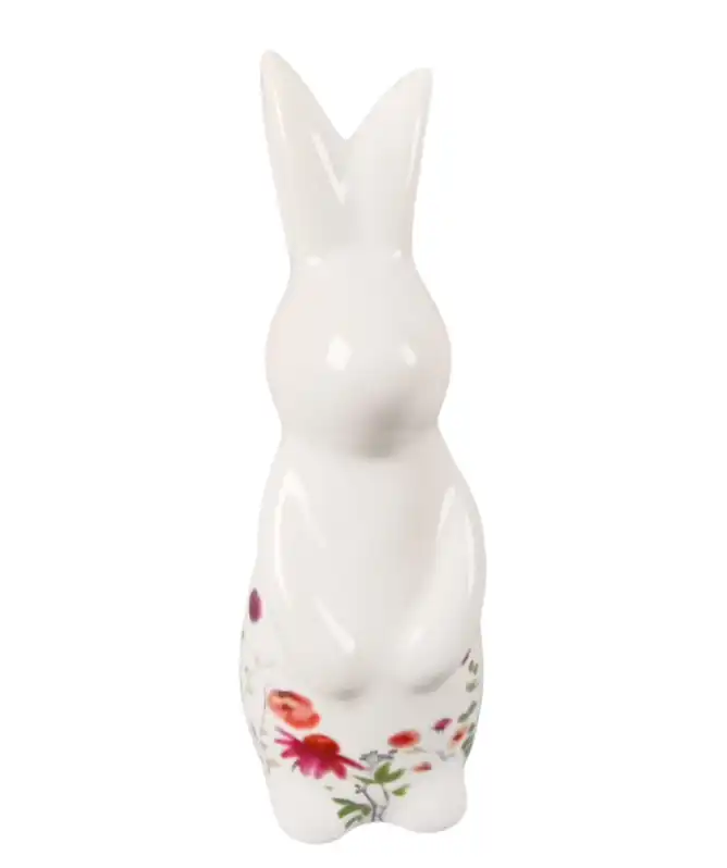 Deko-Hase mit Blumen