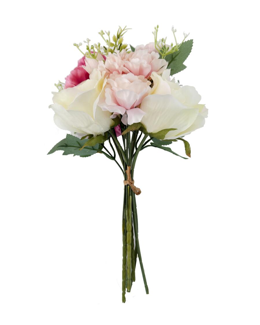 Kunstblumen Frühlingsstrauß, pink