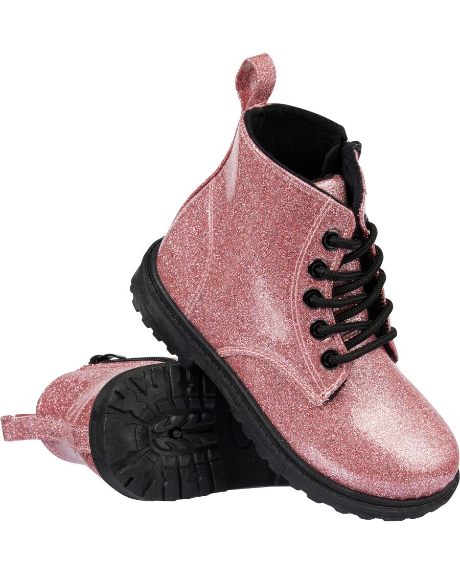 Glitzer Schuhe Glitzer Winterstiefel 70er Jahre Boots Silberfarben