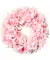 Krans van kunsthortensia's pink