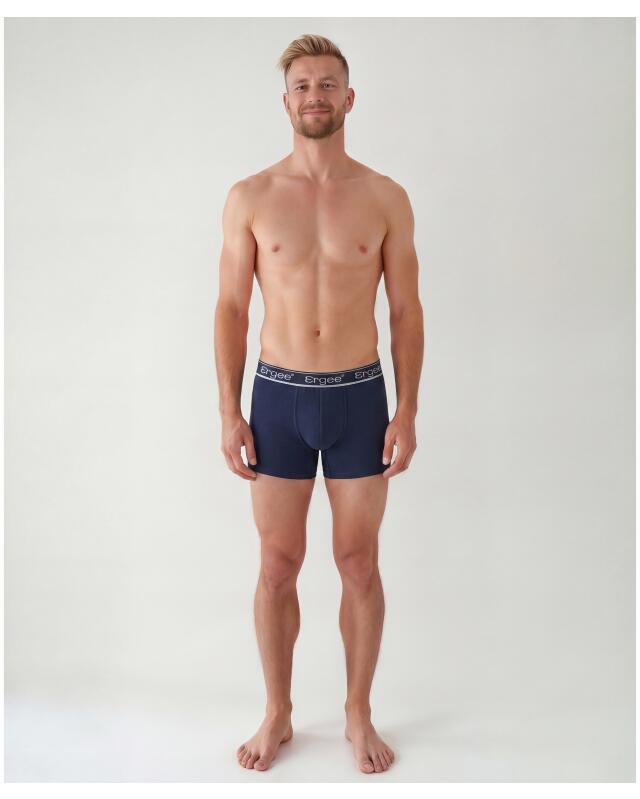 Boxers rétro chinés homme, bleu marine chiné — KiK, produit allemand authentique au Maroc