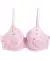 Bügel-BH Schleifenmuster rosa bedruckt