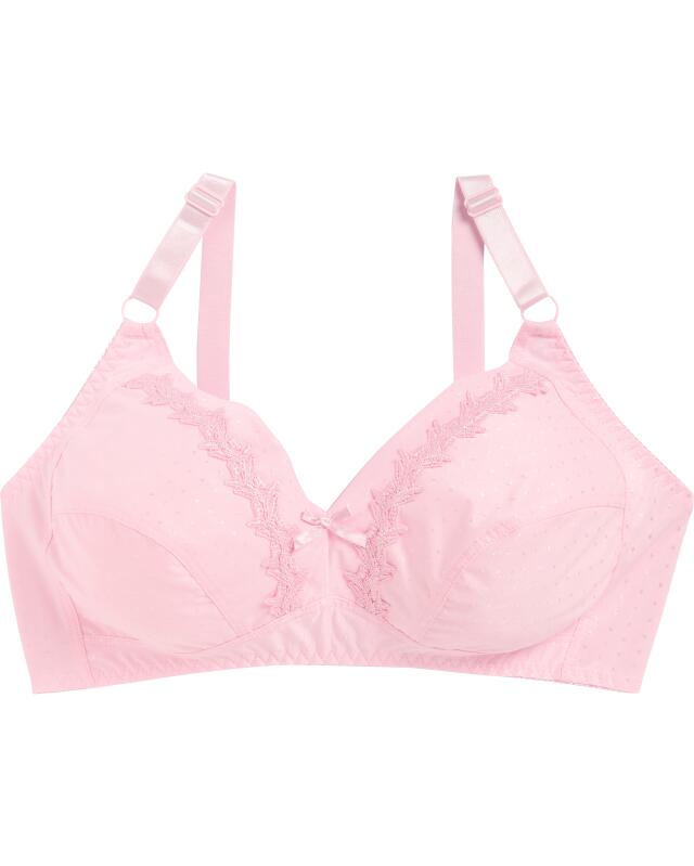 Soutien-gorge souple à pois femme, rose (KiK Soft-BH mit Punkten (rosa)) — KiK, produit allemand authentique au Maroc