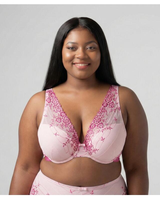 Soutien-gorge à armatures en dentelle femme, rose (KiK Bügel-BH mit Spitze (rosa)) — KiK, produit allemand authentique au Maroc