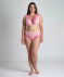 Panty mit Spitze rosa