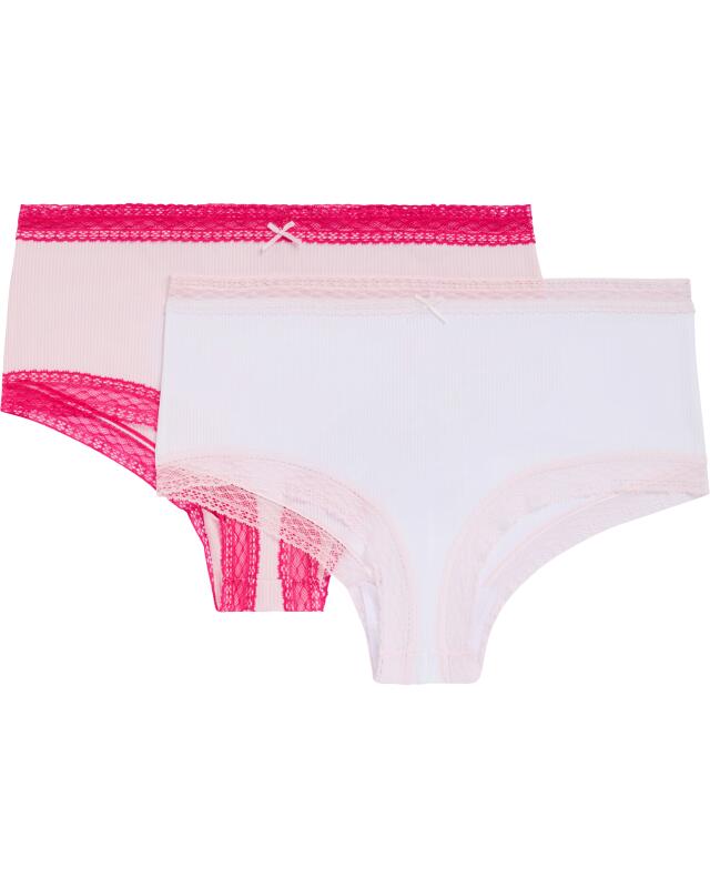 Ribbed hipster briefs for women, pink (KiK Gerippte Pantys (rosa)) — KiK, authentic German product in Morocco