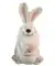 Zając dekoracyjny różowy