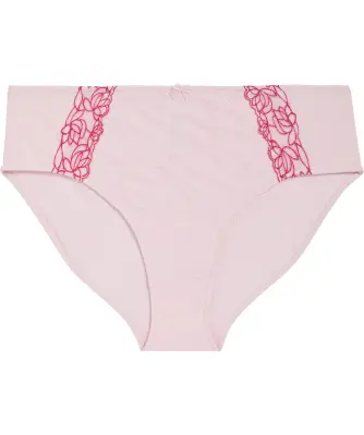 Slip mit Stickereien