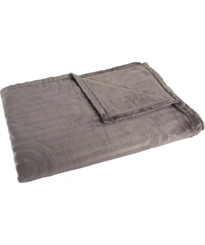 Flanelldecke mit geprägtem Muster