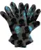 Fleece-Handschuhe grau bedruckt