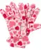 Fleece-Handschuhe rosa bedruckt