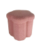 Sitzhocker Blume rosa