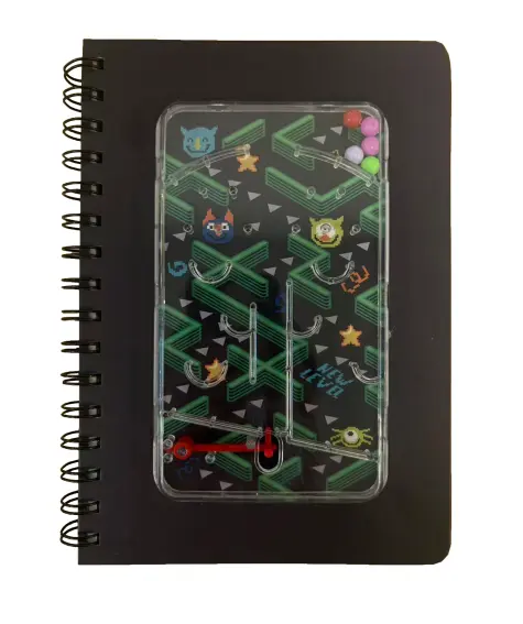 Notizbuch mit Kugellabyrinth