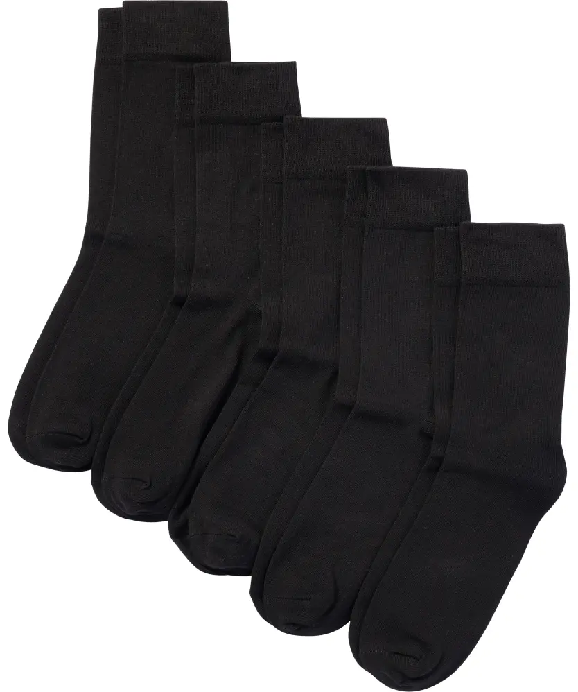 Socken für Herren, schwarz