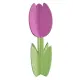 Decoratieve vilten bloem lente