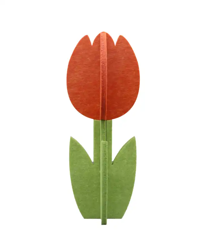 Decoratieve vilten bloem lente