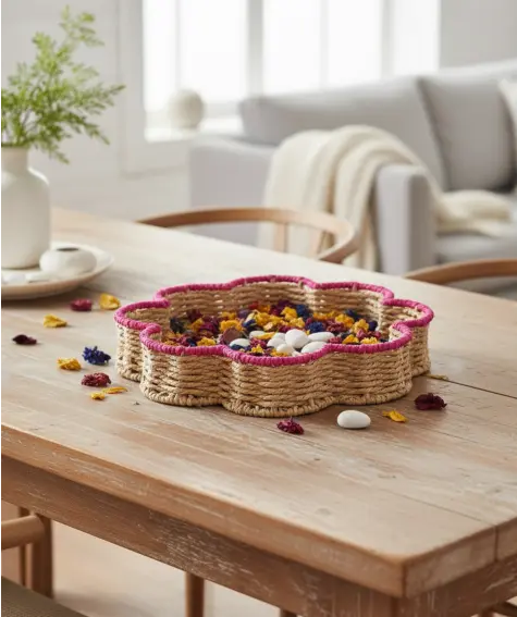 Květinový dekorační podnos