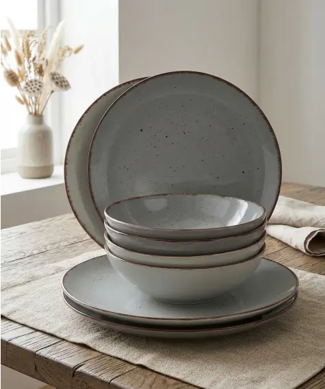 Geschirrset "Natur Look"