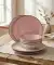 Geschirrset "Natur Look" rosa