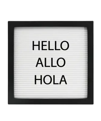 Buchstabentafel mit 146 Buchstaben