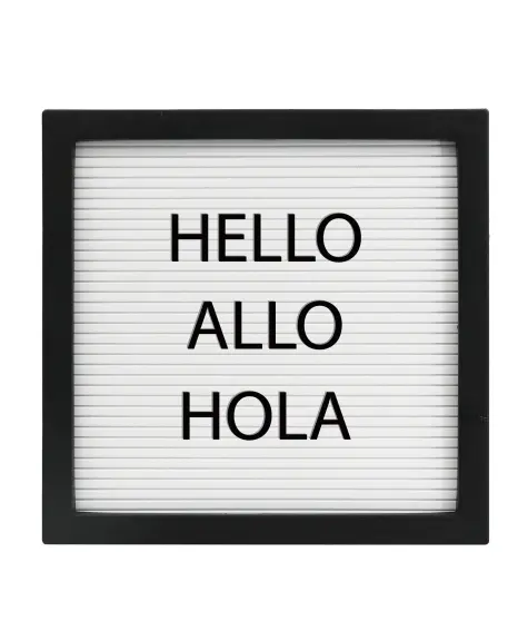 Buchstabentafel mit 146 Buchstaben