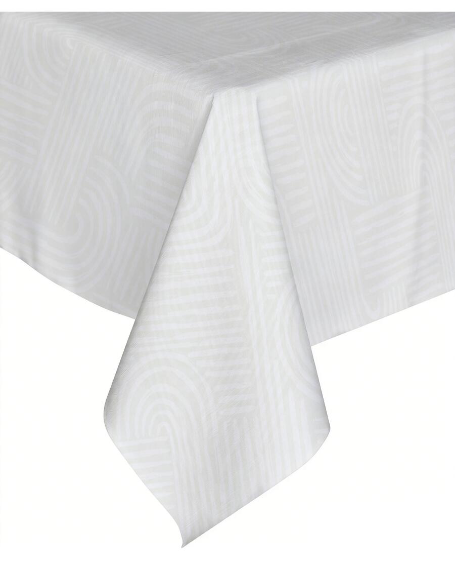 Wachstuchtischdecke, creme