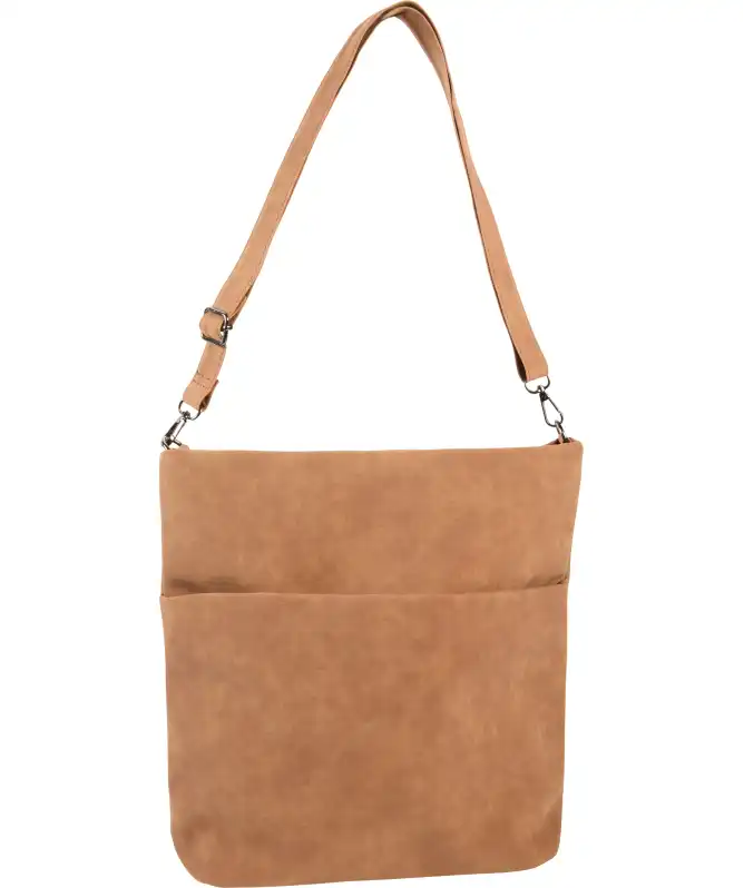 Umhängetasche in Wildlederoptik