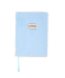 Pluche notitieboek lichtblauw